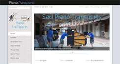 Desktop Screenshot of pianotransports.fr